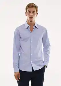 Camisa Delice Celeste Talla XS Hombre Mango