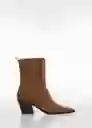 Botines Strechy1 Tabaco Talla 40 Mujer Mango