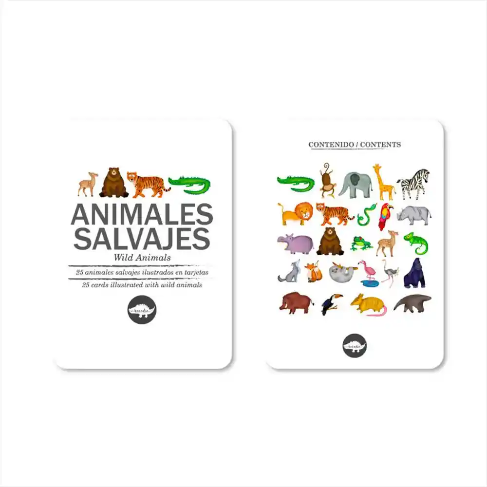 Flash Cards Animales Salvajes