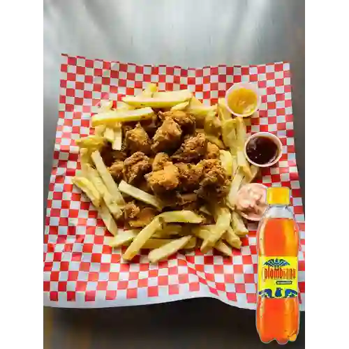 Combo Crispetas de Pollo + Colombiana 400 ml