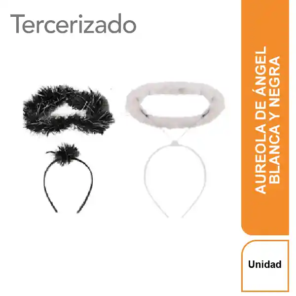 Aureola de Ángel Blanca y Negra