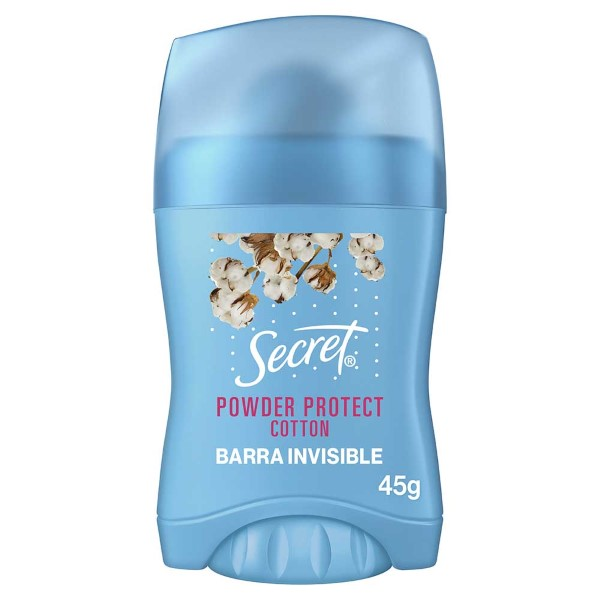 Desodorante Antitranspirante Mujer Secret Barra Algodón 45 g