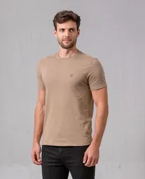 Camiseta Hombre Café Talla XL 21251 Rifle