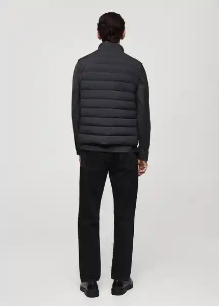 Chaleco Mirlost Antracita Talla XS Hombre Mango