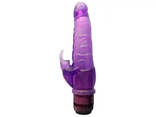 Vibrador Doble Rapid Rabbit Morado