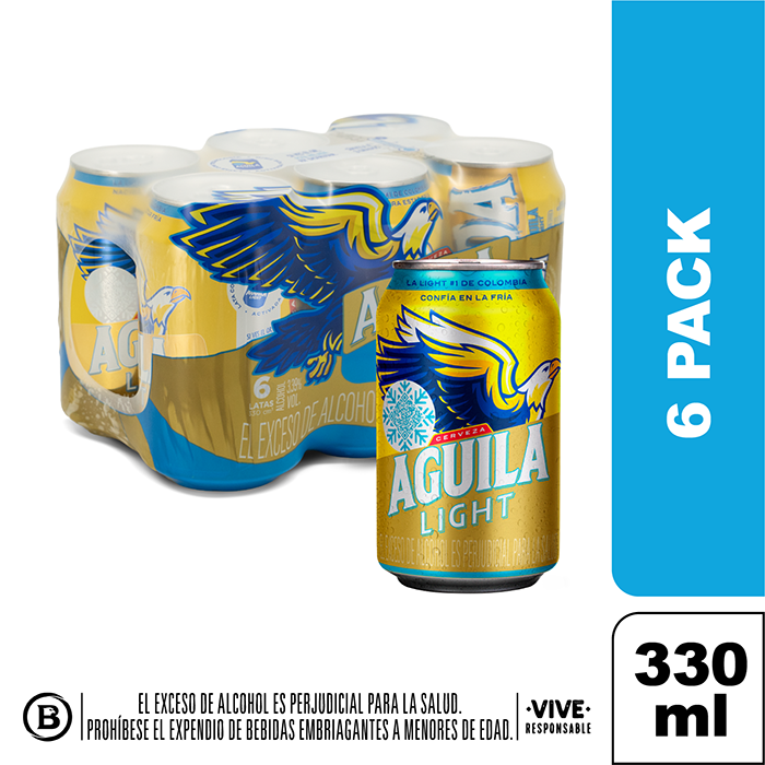 Aguila Cerveza Light 330 ml