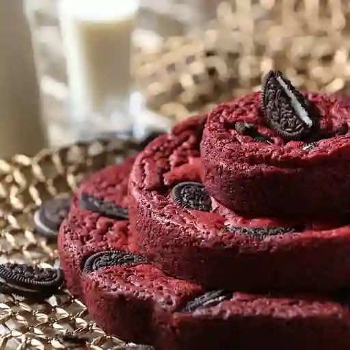 Torta red velvet y oreo