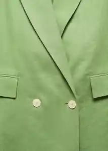 Blazer Americana Tempoli Verde Talla XL Mujer Mango