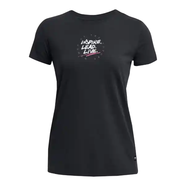 Under Armour Camiseta Artist Series Will Negro Mujer Talla MD