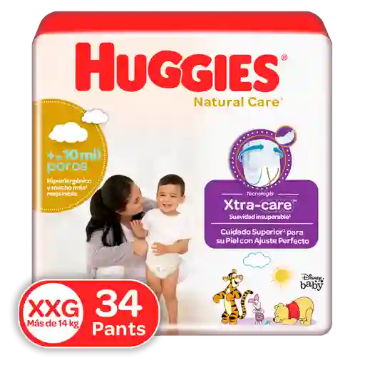 Huggies Pañales Pants Xtra Care Talla XXG