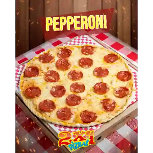 2X1 Pizza 33Cm Pepperoni - Nuestra #Manjaran