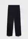Pantalón Cesarv Navy Talla 40 Mujer Mango