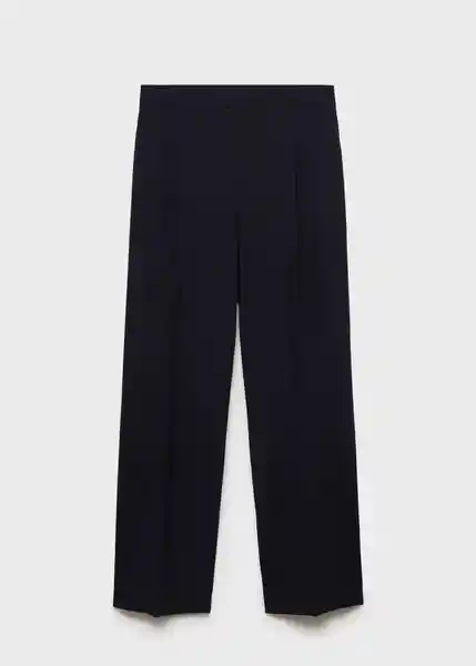 Pantalón Cesarv Navy Talla 40 Mujer Mango