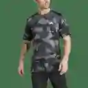 Adidas Camiseta Camo Aop T Hombre Negro Talla XL Ref: IS6153