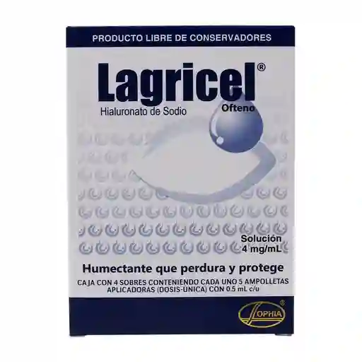 Lagricel Solución Oftálmica (4 mg)