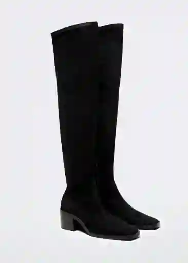 Bota Cloud Negro Talla 36 Mujer Mango