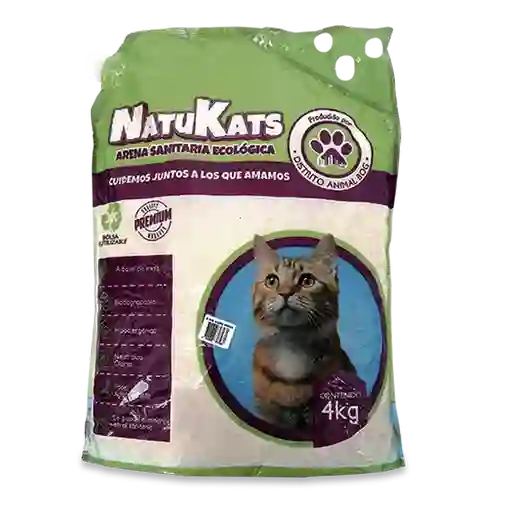 Natukats Arena de Maíz Gatos Limón Alóe Vera