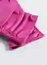 Guantes Lita Fucsia Talla S Mujer Mango