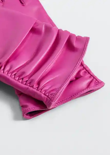 Guantes Lita Fucsia Talla S Mujer Mango