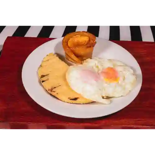 Desayuno con Huevo Revuelto O Cacerola