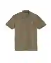 Camiseta Polo Muscle Masculino Verde Cerro Oscuro S Chevignon