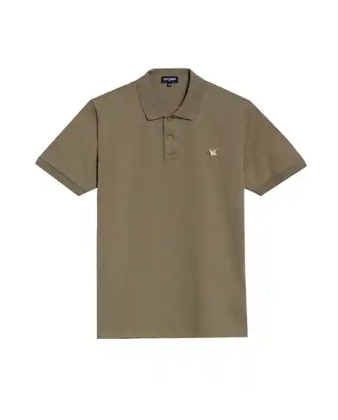 Camiseta Polo Muscle Masculino Verde Cerro Oscuro S Chevignon