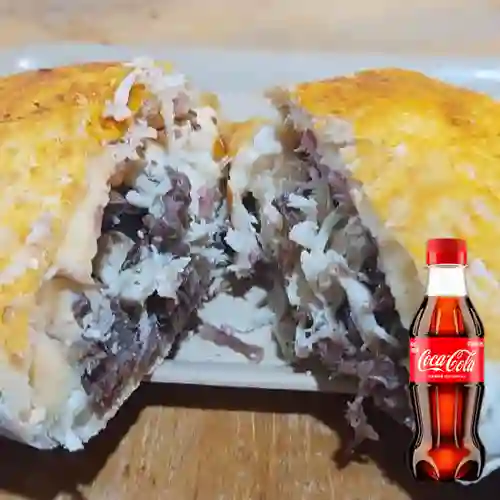 Combo Panzerotti de Carne&Mazorca +Cocacola Orig 250ML