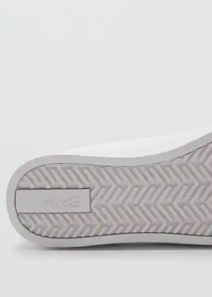 Zapato Deportiva Base Blanco Talla 35 Mujer Mango