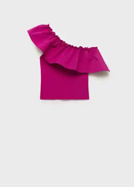 Top Ramona Fucsia Talla L Mujer Mango