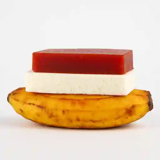 Platano con Queso y Bocadillo