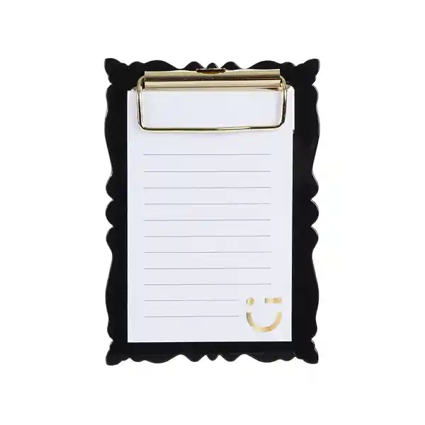 Libreta Portapapeles Serie Silver Gray Miniso