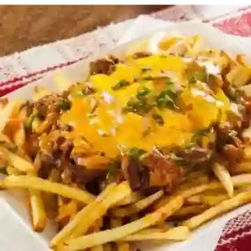 Papas con Pulled Pork Gratinadas