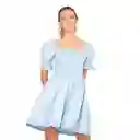 Vestido Corto Bondi Azul Cl Xs