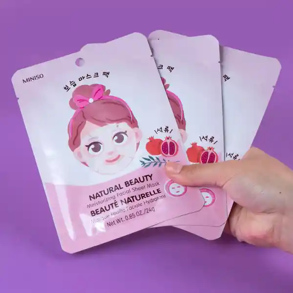 Mascarilla Facial Hidratante Natural de Granada Miniso
