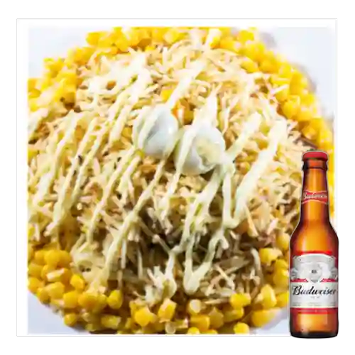 Combo Mazorcada Mr Joe + Cerveza Budweiser Bot. 250ml