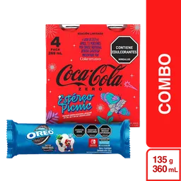 Combo Coca-Cola Zero Fep 4 Und + Galleta Oreo