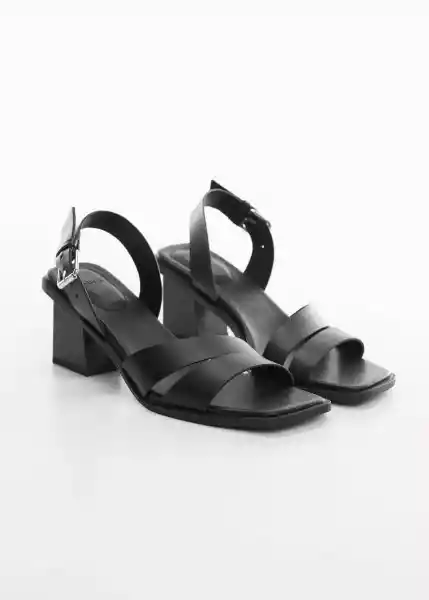 Sandalias Marise Negro Talla 42 Mujer Mango