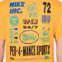 Nike Camiseta M Df Tee 3mo Gfx Para Hombre Amarillo Talla M