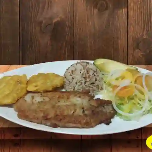 Filete de pescado apanado