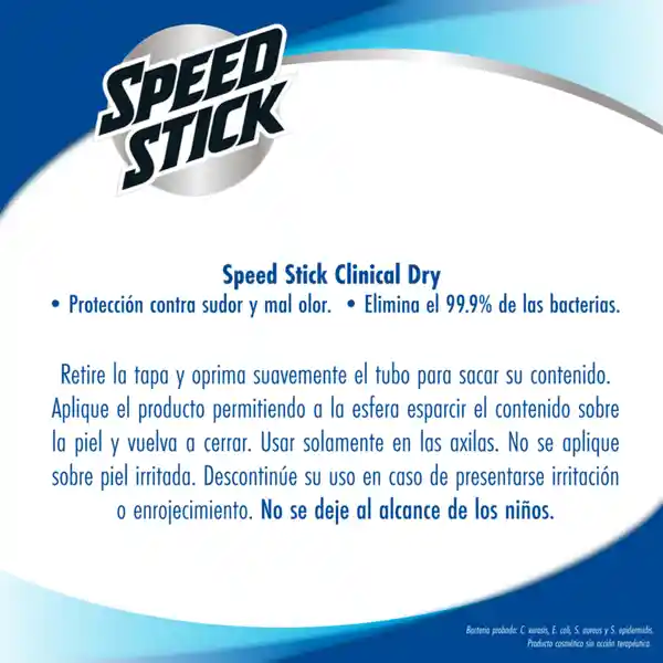 Speed Stick Desodorante Clínico Crema 100 g