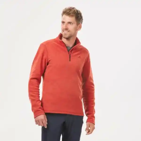 Quechua Buzo Polar Térmico Senderismo Hombre Rojo 2XL mh100