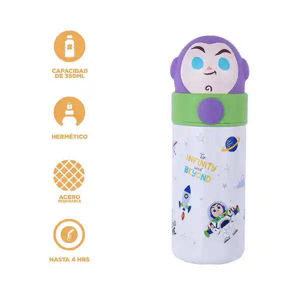 Termo de Buzz Lightyear Serie Disney Toy Story 350 mL Miniso