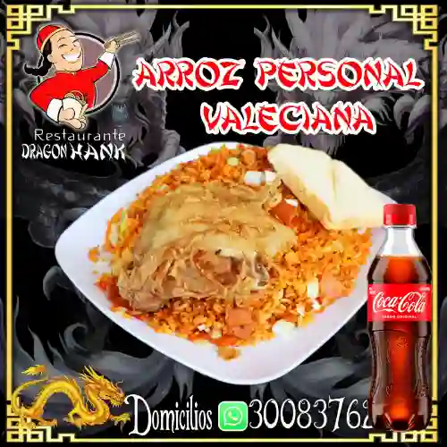 Combo Personal Valenciana + Coca Cola Original 400 ml