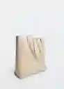 Bolso G Rainbow Offwhite Talla 99 Mujer Mango