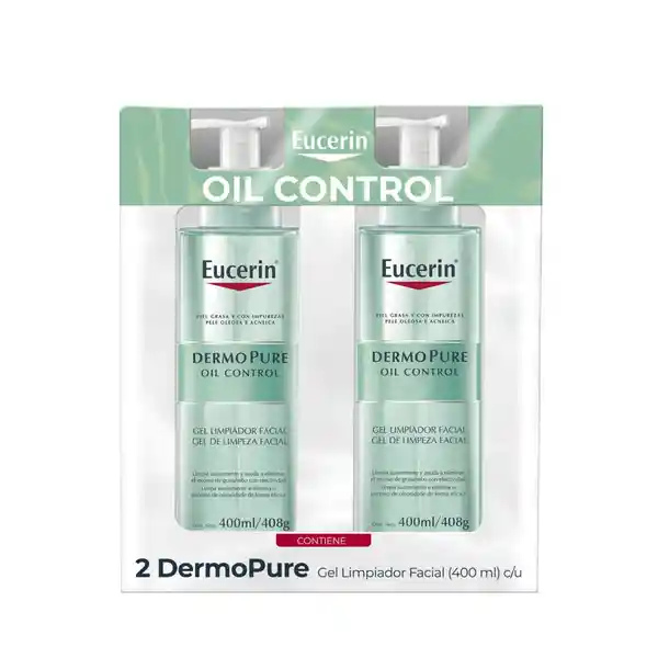 Eucerin Gel Limpiador Facial Dermo Pure Oil Control