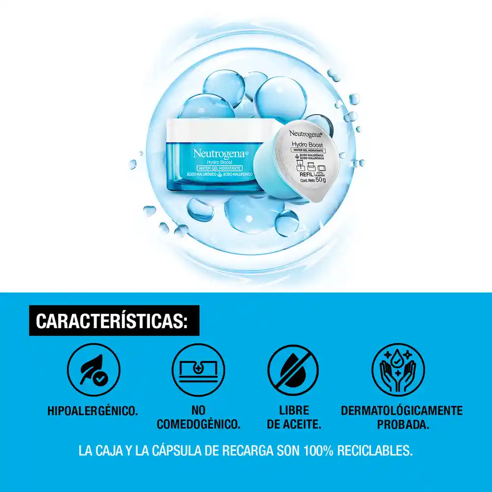 Repuesto Hidratante Facial NEUTROGENA Hydro Boost 50 GR