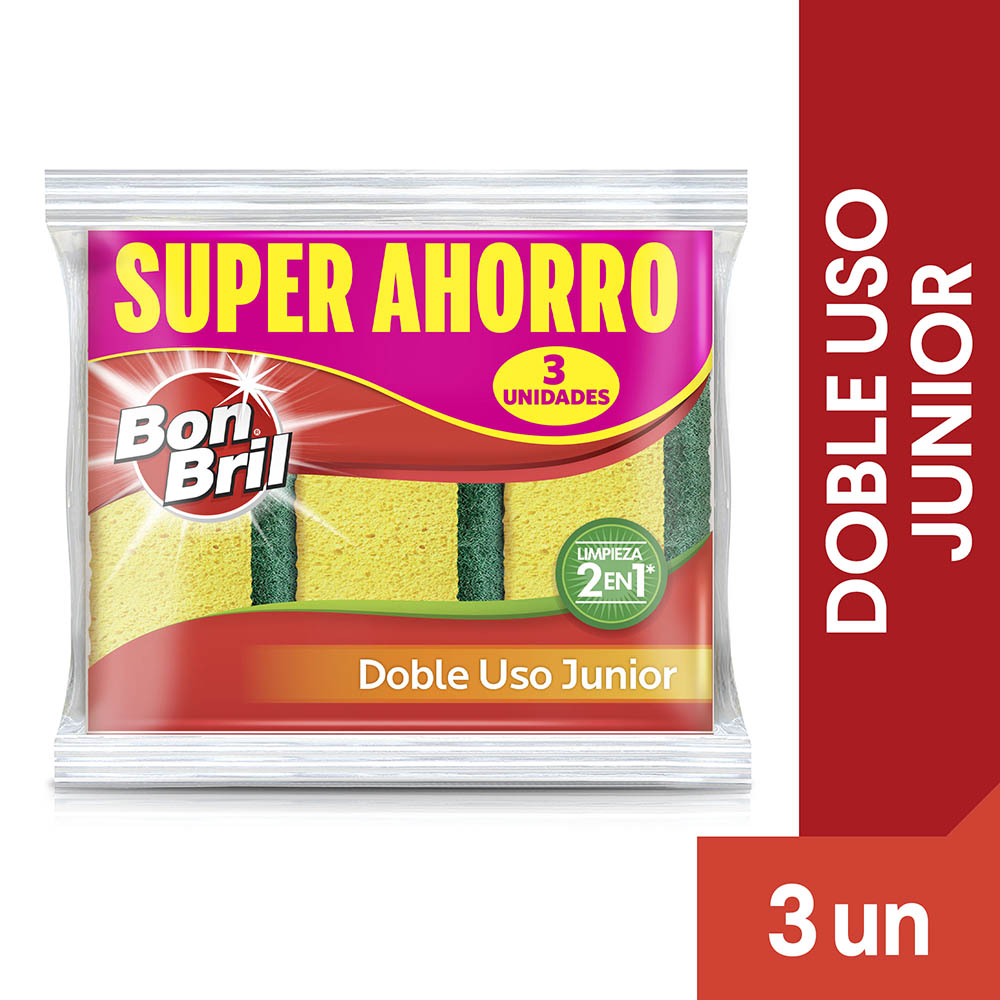 Bon Bril Esponja Doble Uso Junior 3 und