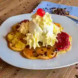 Waffle Combinado de Frutas