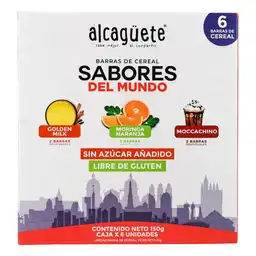 Alcaguete  Barras Cereal Milk Nara Moca150 Gr