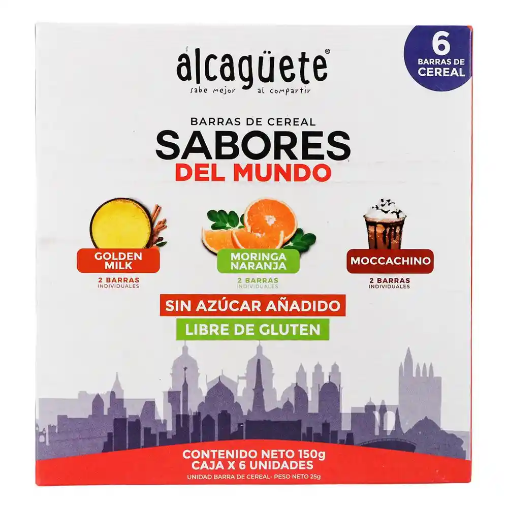 Alcaguete  Barras Cereal Milk Nara Moca150 Gr